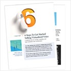 Guide with the 6 steps to start selling virtualized voice