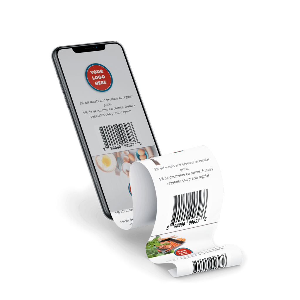 UPC Coupon for registering in the Loyalty Program on a Smartphone. To participate in the loyalty program, customers typically need to sign up and provide their contact information, including their phone number. They can then earn rewards by making purchases at the store and presenting their loyalty card or phone number at checkout.